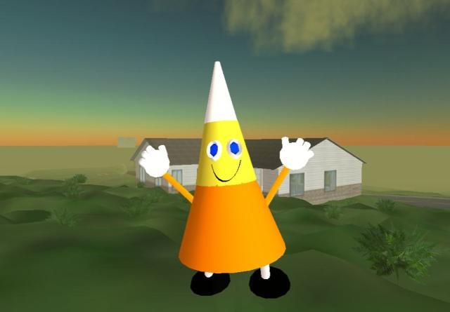 candy corn kid in second life.JPG